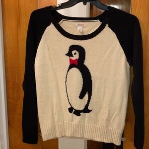 Retro Route 66 Penguin Sweater
